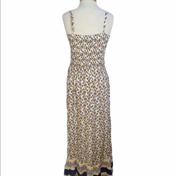 As U Wish Boho Maxi Dress Peasant Spaghetti Straps - Picture 8 of 11